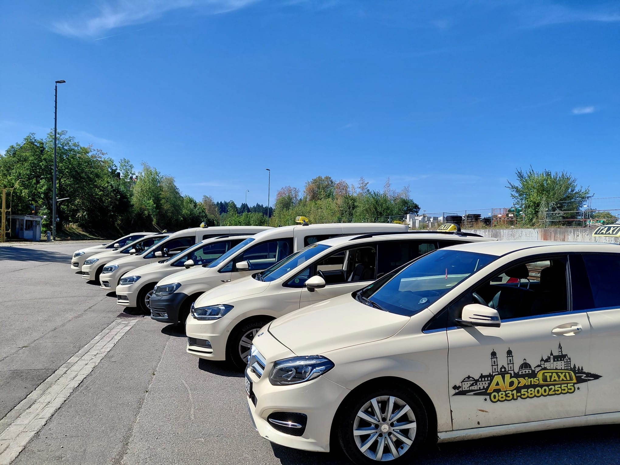 Moderne Flotte von Ab ins Taxi in Kempten Allgäu
